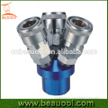 Air coupler, air manifold, 3-way valve